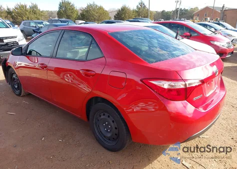 2017 Toyota Corolla Le z USA, uszkodzony, nr VIN 2T1BURHEXHC891627